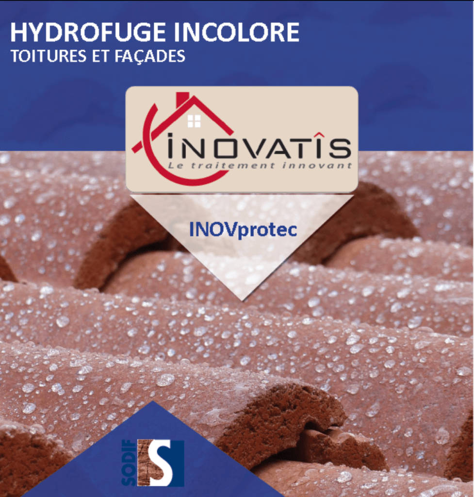 INOVprotec hydrofuge incolore toiture et façade